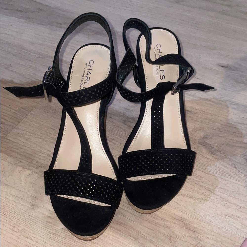 Charlies by Charles David Black Women's Sandals size 7